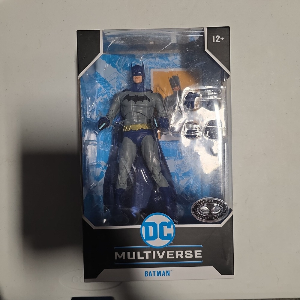 McFarlane DC Multiverse Batman Reborn Platinum Edition Blue Grey Action Figure